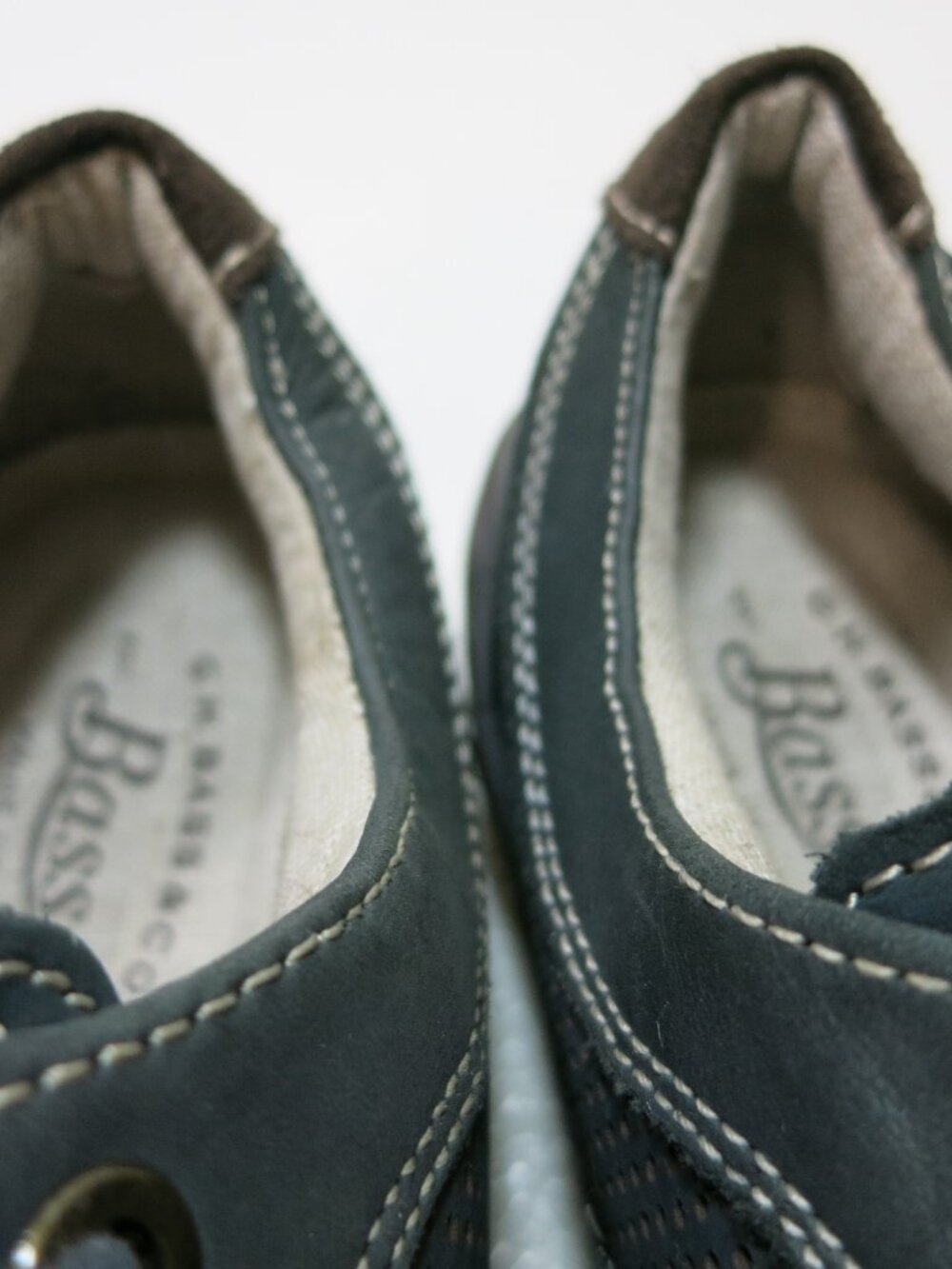 Bass Pasadena Suede Leather Rubber Sole Comfort Dress Oxfords Men's Footwear 9.5 - Picture 7 of 7